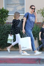 Jennifer Garner With Daughter Violet and son Sam in Brentwood 3/9/ 2017