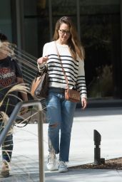 Jessica Alba Wearing a Ralph Lauren handbag - Los Angeles 3/14/ 2017