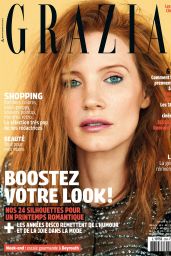 Jessica Chastain - Grazia Magazine France February 2017 Cover and Photos