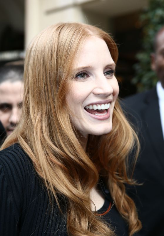Jessica Chastain - Out in Paris, March 2017