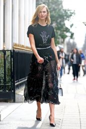 Karlie Kloss - Heads to Judge the LVMH Prize in Paris 3/3/ 2017