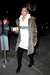 Karrueche Tran Night Time Out Fashion - at Catch LA in West Hollywood 3/5/ 2017