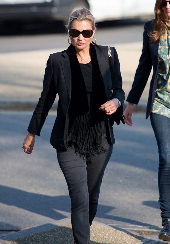Kate Moss Casual Style - Out in London 3/27/ 2017