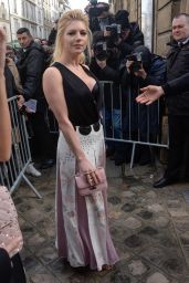 Katheryn Winnick at Paris Fashion Week - Valentino Show 3/5/ 2017
