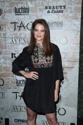 Katie Holmes at Tao Group Los Angeles Grand Opening Block Party in Hollywood 3/16/ 2017