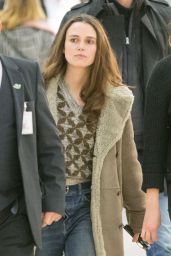 Keira Knightley at Tegel Airport in Berlin Catching Her Flight to London 3/3/ 2017