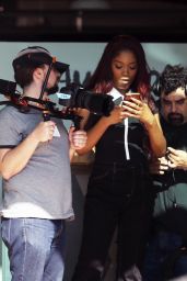 Keke Palmer - On the Set of a TV Show in Los Angeles 3/12/ 2017
