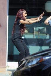 Keke Palmer - On the Set of a TV Show in Los Angeles 3/12/ 2017