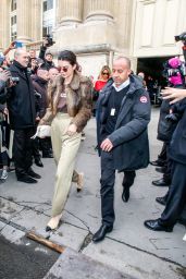 Kendall Jenner Arriving to the Chanel Fashion Show in Paris 3/7/ 2017