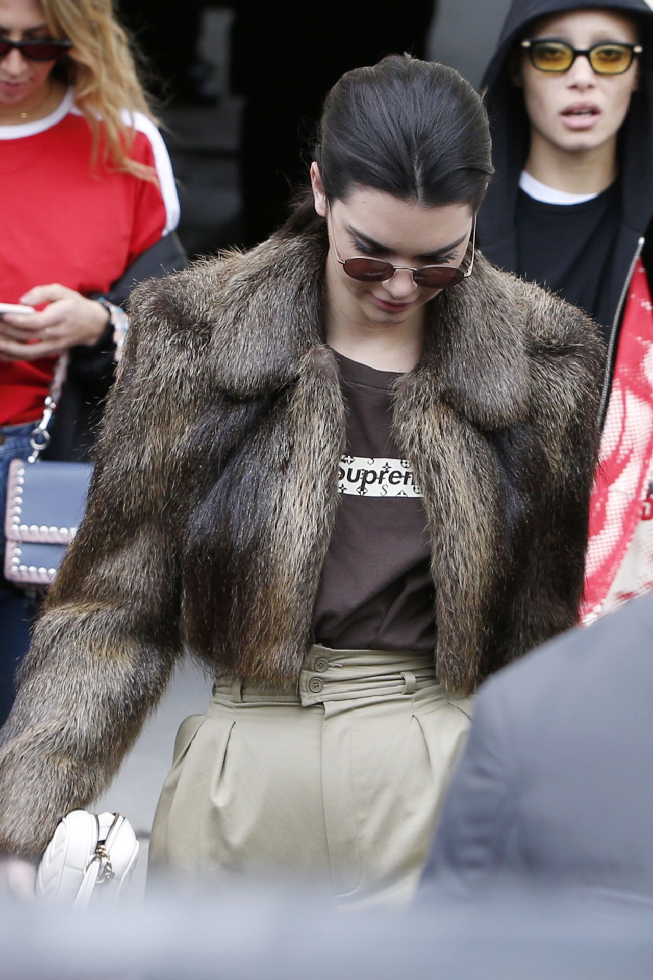 Kendall Jenner Arriving to the Chanel Fashion Show in Paris 3/7/ 2017 ...