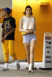 Kendall Jenner in Jeans Shorts - Shopping in Beverly Hills 3/9/ 2017