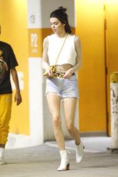 Kendall Jenner in Jeans Shorts - Shopping in Beverly Hills 3/9/ 2017
