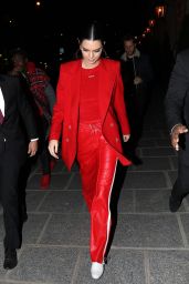 Kendall Jenner Style -  Night Out in Paris 3/2/ 2017