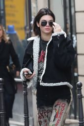 Kendall Jenner Urban Outfit - Out in Paris, France 3/5/ 2017 • CelebMafia