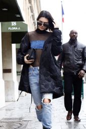 Kendall Jenner Urban Style - Out in Paris 3/6/ 2017