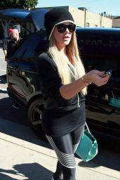 Khloe Kardashian - Arriving at a Spa in Brentwood 2/28/ 2017