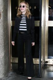 Kiernan Shipka Fashion - Leaving NBC Studios at Rockefeller Center in NYC 3/22/ 2017