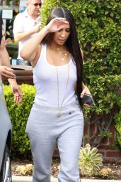 Kim Kardashian Street Style - Out in Calabasas 3/11/ 2017 