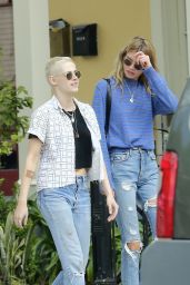 Kristen Stewart and Her Girlfriend Stella Maxwell - Out in New Orleans, March 2017