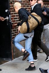 Kristen Stewart Street Style - Arriving at 