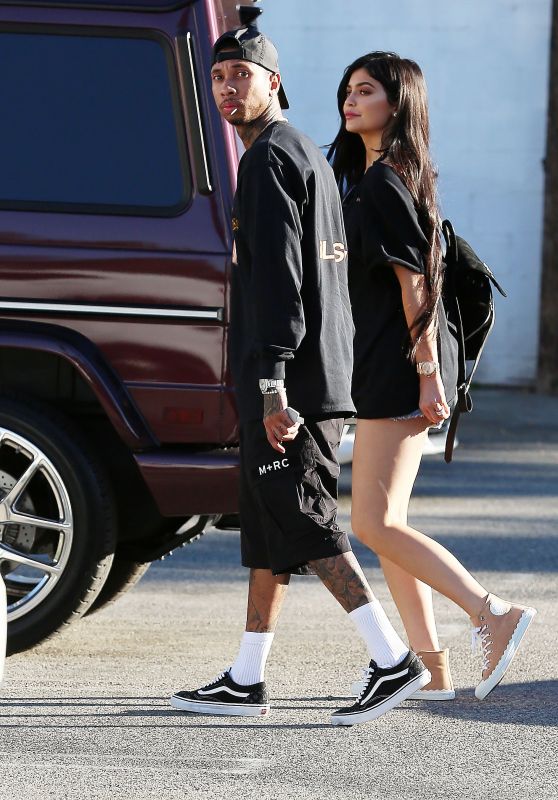 Kylie Jenner and Tyga at Kabuki Restaurant in Los Angeles 3/13/ 2017