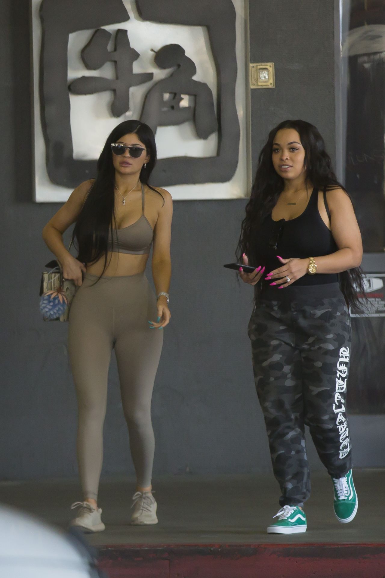Kylie Jenner goes shopping at the Topanga Canyon Mall in Canoga