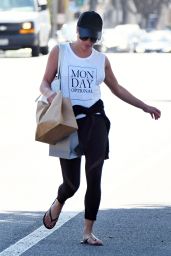 Lea Michele - Leaving the Montana Ave Shopping Mall in Los Angeles 3/27/2017