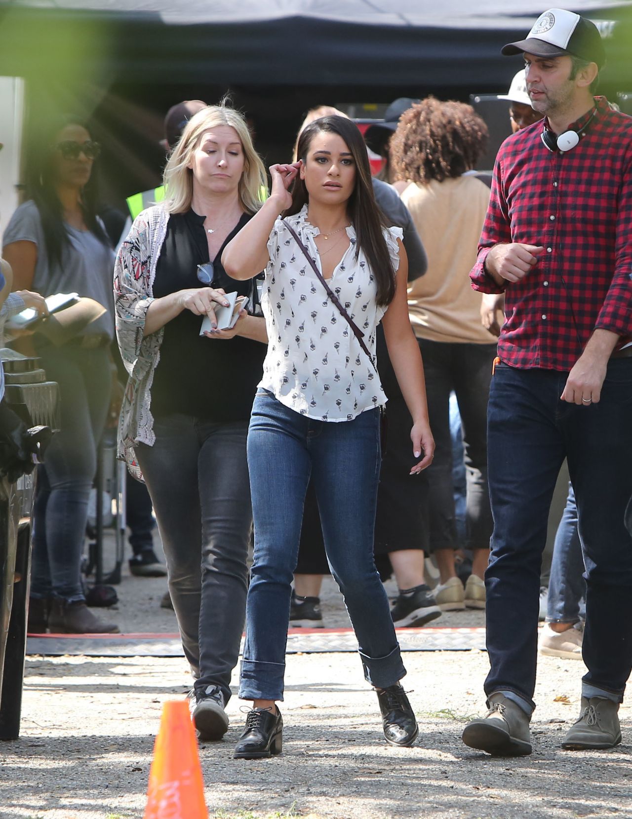 Lea Michele - Untitled 'City Mayor' Project Set in Los Angeles 3/16