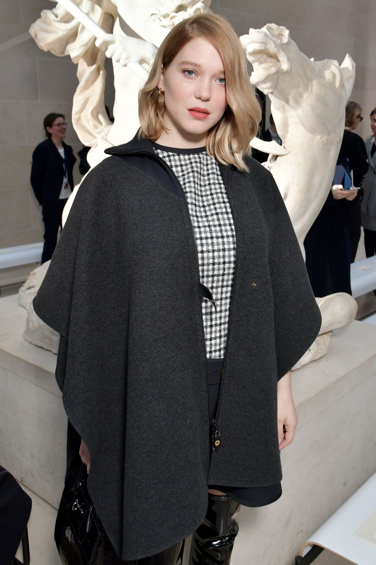 French actress Lea Seydoux attends the Louis Vuitton (LV) Fashion Show  during the Paris Fashion Week Fall/Winter 2017 in Paris, France, 7 March  2017 Stock Photo - Alamy