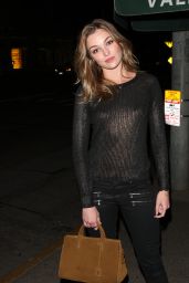 Lili Simmons at Madeo Restaurant in West Hollywood 3/9/ 2017