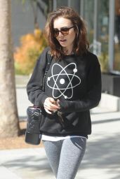 Lily Collins - Leaving Her Workout in LA 3/27/ 2017