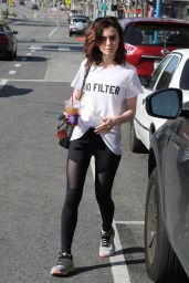 Lily Collins - Leaving the Gym in West Hollywood 3/12/ 2017 