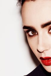 Lily Collins - Photoshoot for Gritty Pretty Magazine, Autumn 2017
