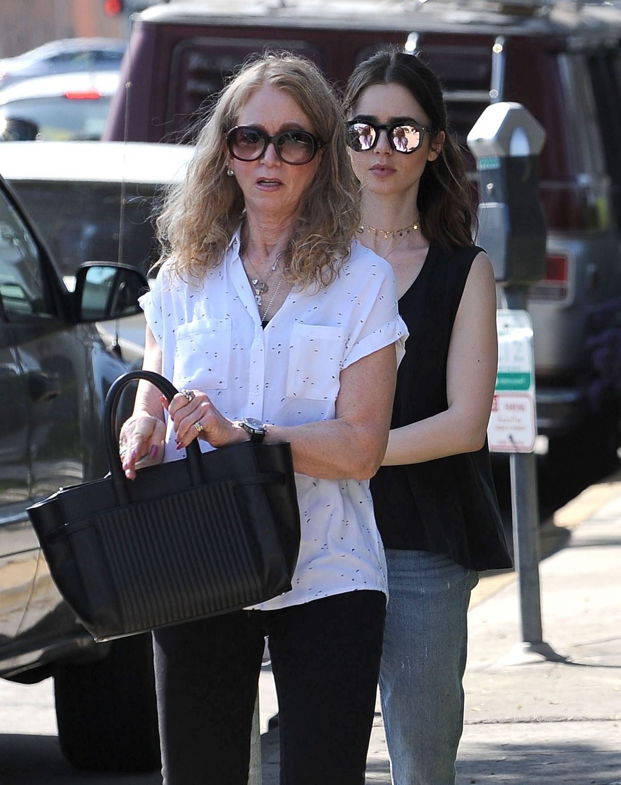Lily Collins With Her Mother Out In West Hollywood 3 16 2017 Celebmafia