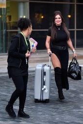 Lisa Appleton & Lisa Jeynes - Leaving the Jeremy Kyle Show at Media City in Manchester 3/11/ 2017