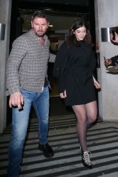 Lorde Spotted - Exiting BBC Radio 2 Studios in London 3/27/ 2017
