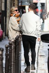 Lottie Moss With Boyfriend Alex Mytton in Paris, France 3/5/ 2017