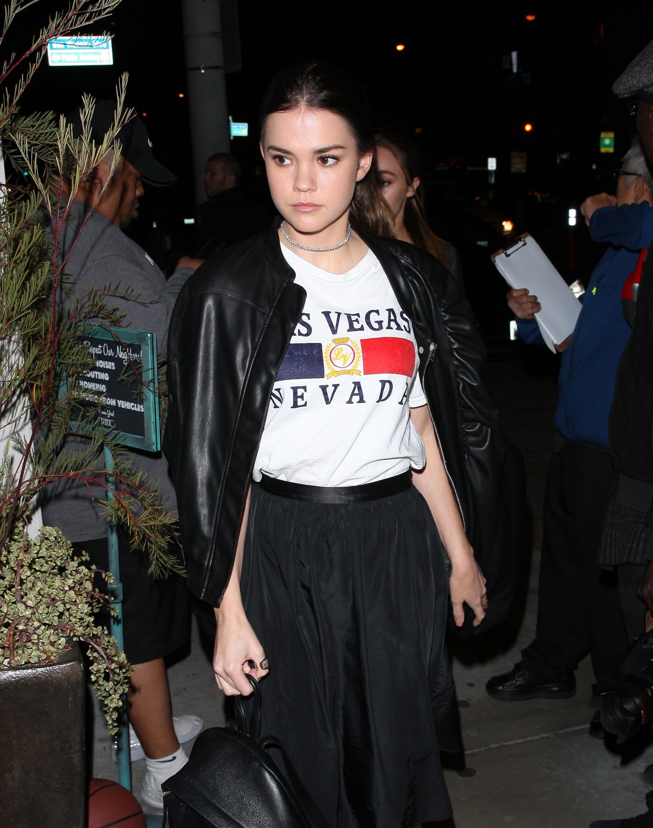 Maia Mitchell Night Out At Catch La In West Hollywood 3 3 2017 Celebmafia