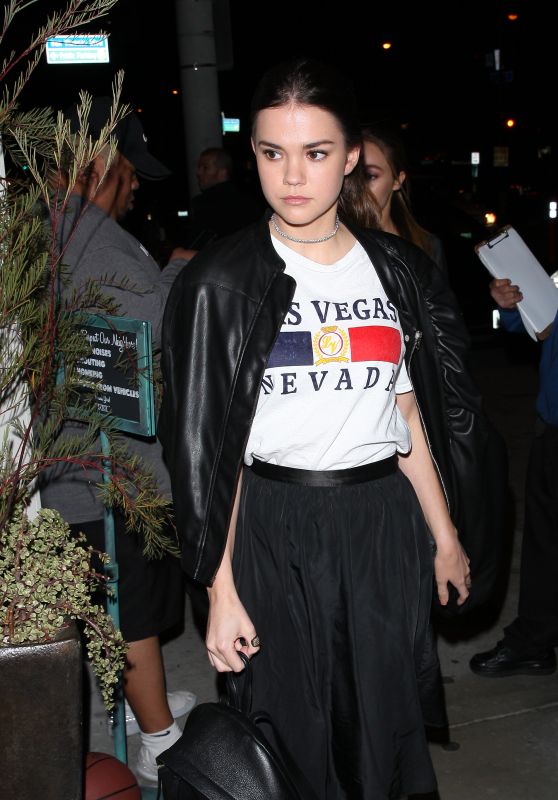 Maia Mitchell Night Out - at Catch LA in West Hollywood 3/3/ 2017