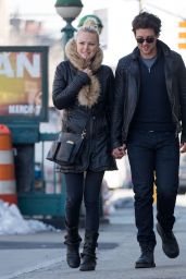 Malin Akerman and Boyfriend Jack Donnelly - NYC 3/17/ 2017