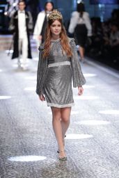 Marina Ruy Barbosa – Dolce Gabbana Show Runway on Milan fashion Week, February 2017