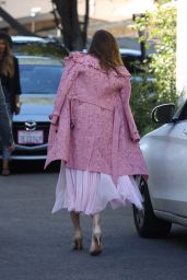 Michelle Monaghan Pretty in Pink - Arrives for an NBC Special Event in West Hollywood 3/6/ 2017