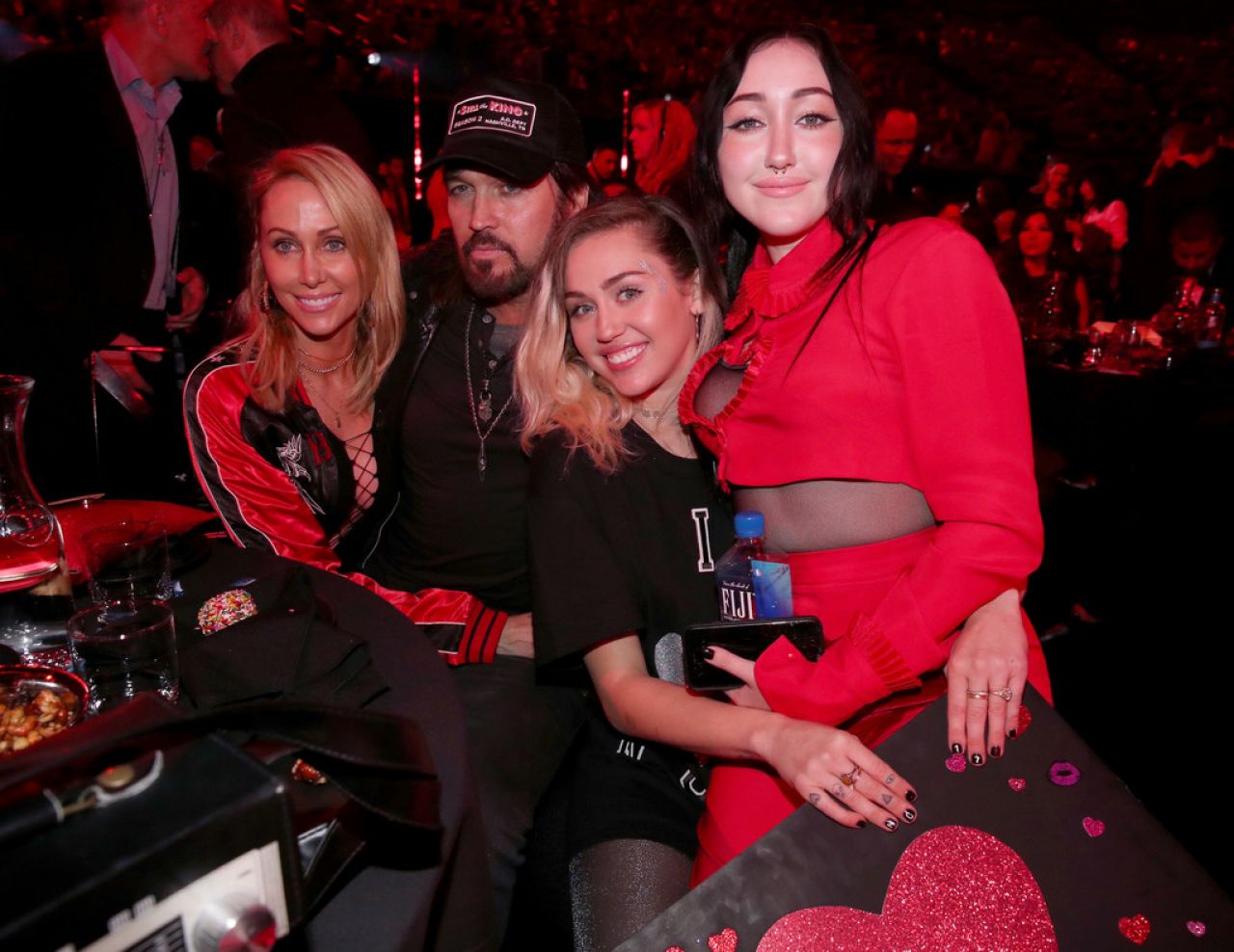Miley and Noah Cyrus - iHeartRadio Music Awards in ...