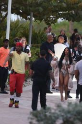 Nicki Minaj - Filming a Music Video in Miami 2/27/ 2017