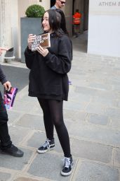 Noah Cyrus - Leaving Her Hotel and Heading to NRJ Radio Station in Paris 3/28/2017