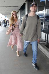 Paris Hilton Casual Style - LAX in Los Angeles 3/22/ 2017