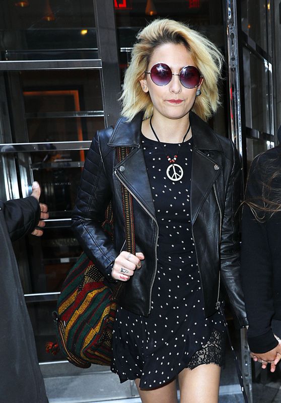 Paris Jackson - Departing Her Hotel in NYC 3/20/ 2017