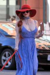 Phoebe Price Shows Off Cleavage - Walking Her Dog in Beverly Hills  3/7/ 2017