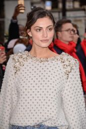 Phoebe Tonkin - Arriving to the Chanel Fashion Show in Paris 3/7/ 2017