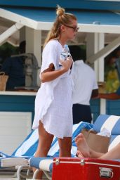 Rachel Hilbert & Devon Windsor in a Bikini at Miami Beach 3/14/ 2017